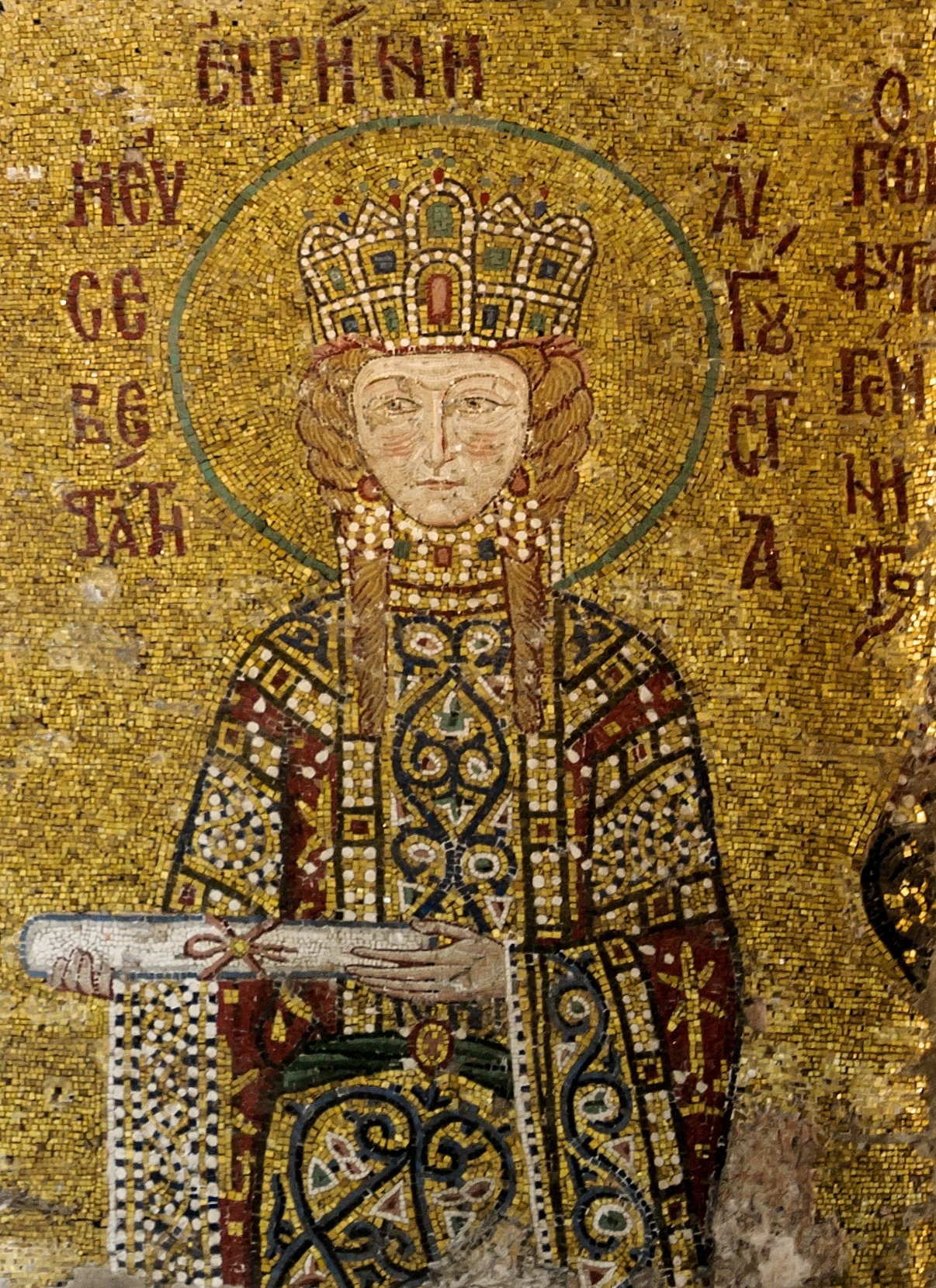 Mosaïque des Comnène, Sainte-Sophie (Istambul, Turquie)